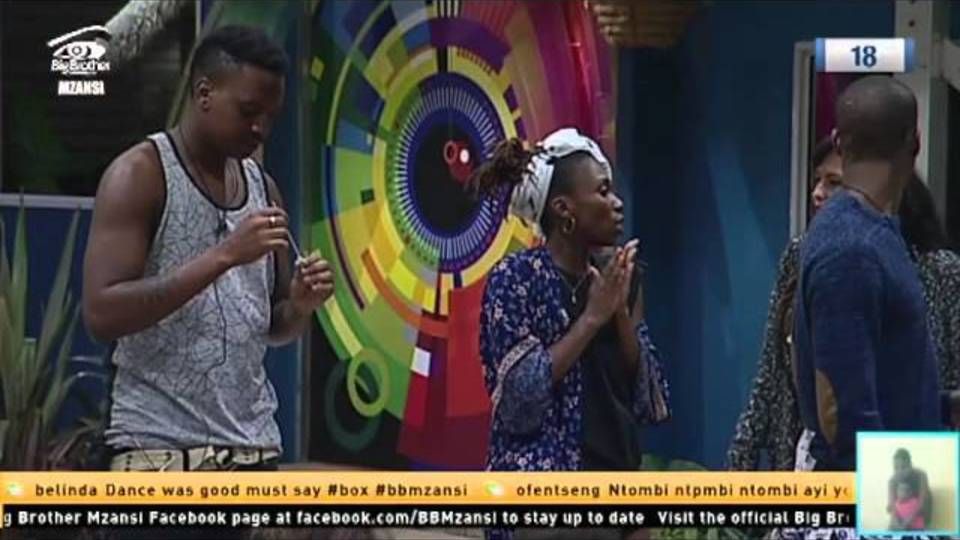 #BBMzansi - Gino has another fight Image : 27974