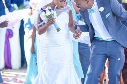 Skhaleni and Pam get hitched!